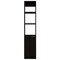 Tuhome Malaga Linen Cabinet, Two Interior Shelves, Three External Shelves, Single Door, Black MLW5538 - alternate 4